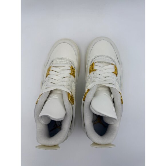 Size 6 - Air Jordan 4 Retro Metallic Gold (Women's) - Picture 5 of 10